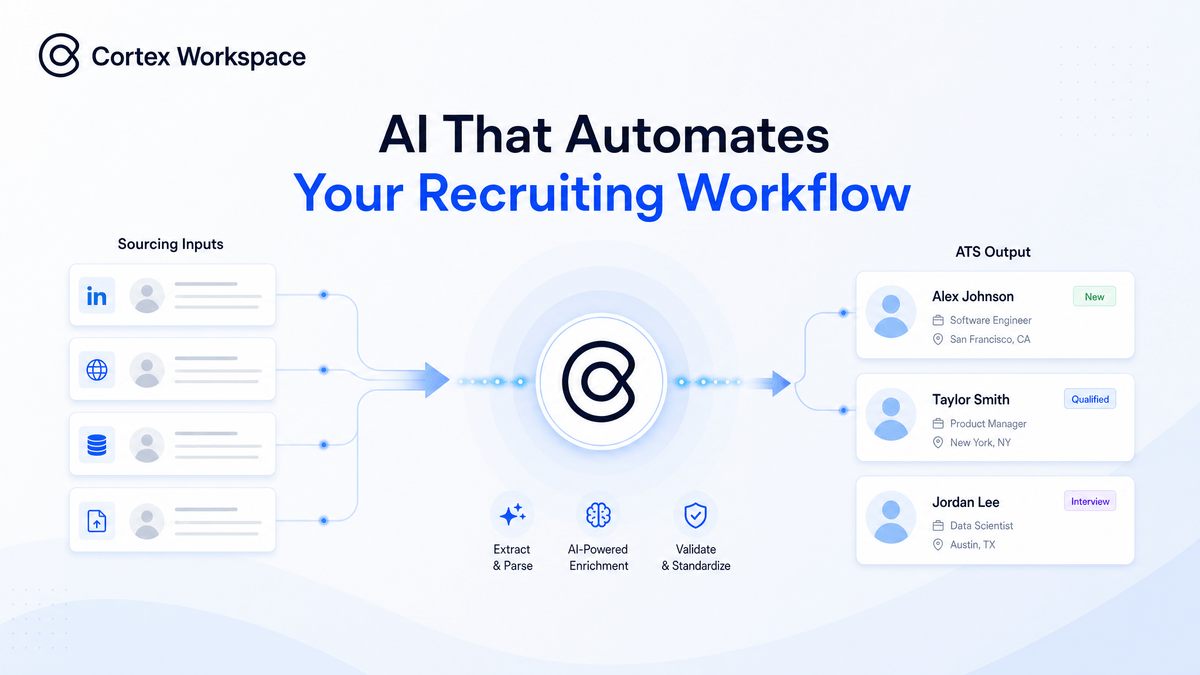 How AI Automates Candidate Sourcing and ATS Data Entry in 2026