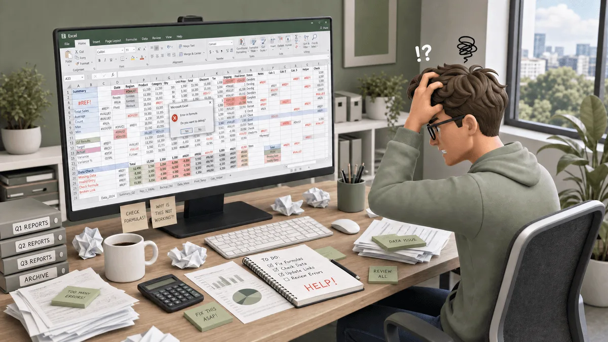 Manual reconciliation in Excel: finance teams stuck copying data between spreadsheets and bank statements